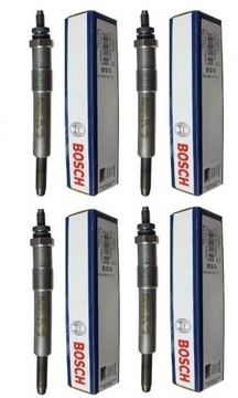 4X ŚWIECA ŻAROWA BOSCH FOCUS II MONDEO IV CITROEN