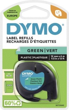Dymo Taśmy LETRATAG 12mmx4m Zielona S0721640