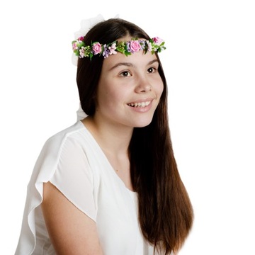 Причастие венок, как живые красочные цветы