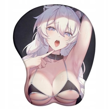 3D Podkładka pod mysz nadgarstek dziewczyny anime