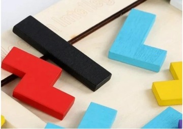 Пазл Деревянные блоки Пазл Монтессори