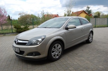 Opel Astra H Hatchback 5d 1.8 ECOTEC 140KM 2009 Astra III GTC Lift 1.8Benz Pół Skóry Tempomat Automat Perełka