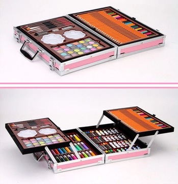 НАБОР РИСОВАНИЙ В ЧЕМОДАНЕ 145 ДЕТАЛЕЙ