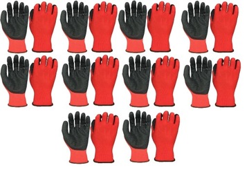 Rękawiczki RĘKAWICE Robocze r10 LATEX op. 10 PAR