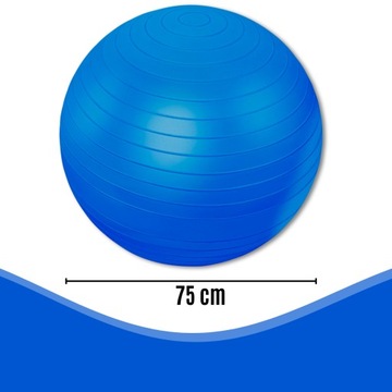 ГИМНАСТИЧЕСКИЙ МЯЧ ДЛЯ РЕАБИЛИТАЦИОННЫХ УПРАЖНЕНИЙ 75см ФИТНЕС-НАСОС ДЛЯ УКРЕПЛЕНИЯ