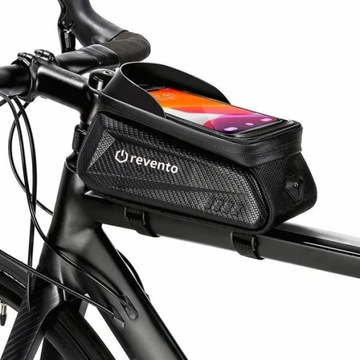SAKWA ROWEROWA TORBA ETUI UCHWYT NA TELEFON KLUCZE NA RAMĘ WODOODPORNA