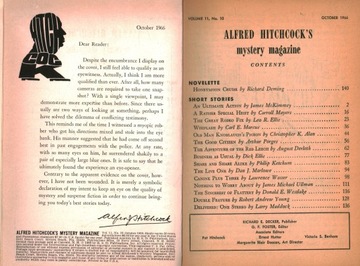 ТАЙНЫЙ ЖУРНАЛ АЛЬФРЕДА ХИЧКОКА - ЕЖЕГОДНЫЙ 1966 ГОД - 12 ВЫПУСКОВ
