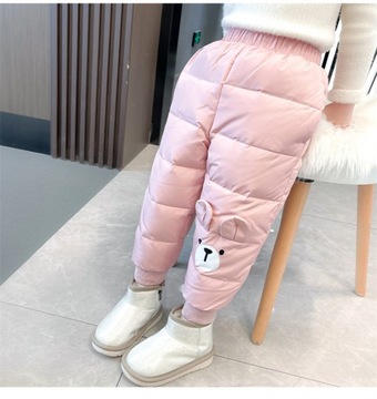 Теплые густые спортивные штаны изолировали зимние бегуны, стеганые детские