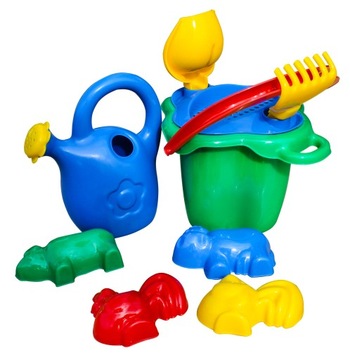 Duża taczka do piasku ogrodowa kosiarka zabawki 9