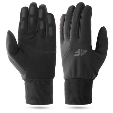 RĘKAWICZKI ZIMOWE 4F MĘSKIE DAMSKIE ANTYPOŚLIZGOWE UNISEKS AW23U039