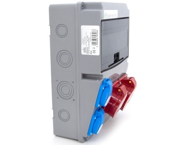 Щит строительный 32А/5П + 16А/5П + 2*ГС 230В, 11НО211