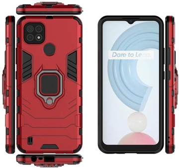 ЗАДНЯЯ КОРПУС ARMOR RING + СТЕКЛО 9H для Realme C21Y / C25Y