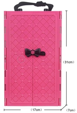 КУКОЛЬНЫЙ ДОМИК КУКОЛЬНЫЙ гардероб одежда гардероб обувь БОЛЬШОЙ НАБОР XXL подарок