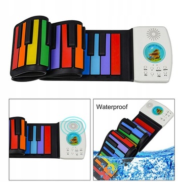 Klawiatura pianina Ręczne zwijane pianino
