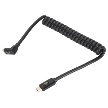 КАБЕЛЬ СПИРАЛЬНОЙ ПРУЖИНЫ USB-C ДЛЯ БЫСТРОЙ ЗАРЯДКИ USB ТИПА C, 1 М