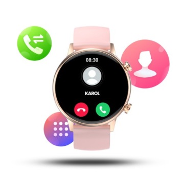 Женские умные часы Manta Alexa Mini Watch 2 ремешка Talk Menu PL AMOLED
