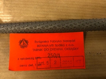 BEFANA Напильник по дереву 250 мм, набор Полировка