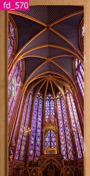 FOTOTAPETA 3D NA DRZWI SAMOPRZYLEPNA WITRAŻE