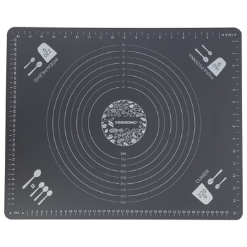 СИЛИКОНОВАЯ ДОСКА 50х40см XXL БОЛЬШОЙ СКЛАДНОЙ ПРОТИВОСКОЛЬЖАЮЩИЙ КОВР ДЛЯ ТЕСТА