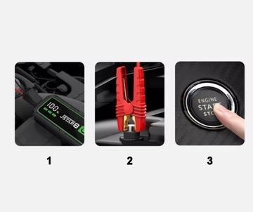 JUMP STARTER BOOSTER STARTER POWERBANK ДЛЯ АВТОМОБИЛЯ 2500A 12V UTRAI PRO