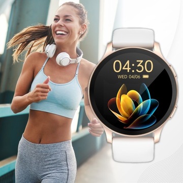 SMARTWATCH ЖЕНСКИЕ ЧАСЫ ПОЛЬСКОЕ МЕНЮ СПОРТИВНЫЙ ЗВОНОК ЧСС SMART WATCH PL