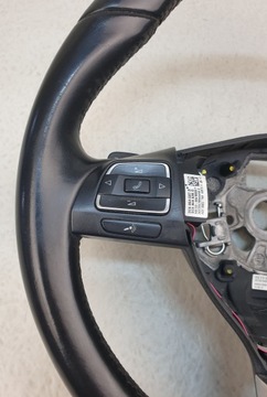 VW PASSAT B7 КОЖАНЫЙ РУЛЬ MULTI BLADE ОРИГИНАЛ