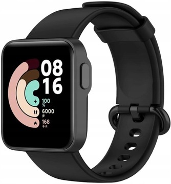 PASEK SILIKONOWY DO XIAOMI MI WATCH LITE - BLACK