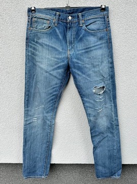 Levis 508 niebieskie spodnie jeansowe W32 L32 levi’s strauss