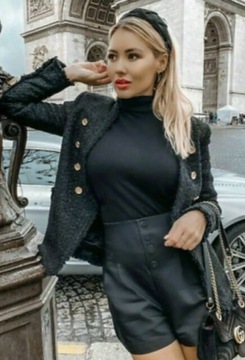 A889 ПИДЖАК ZARA ПАЛЬТО КУРТКА - S
