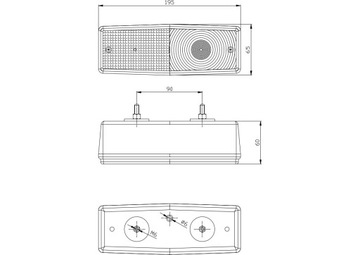 УНИВЕРСАЛЬНЫЙ КОМПЛЕКТ ЗАДНИХ ФОНАРОВ ДЛЯ ПРИЦЕПА