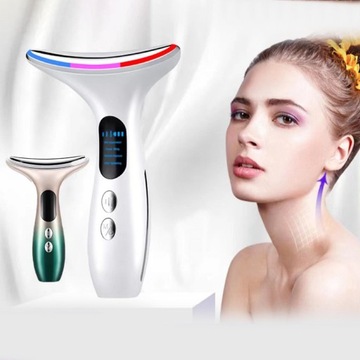 Masażer do twarzy i szyi Pielęgnacja skóry Ogrzewanie i biały