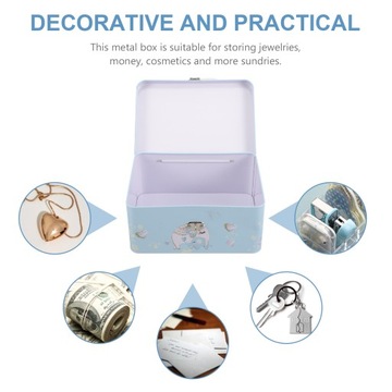 Металлический ящик с копилкой для комбинации