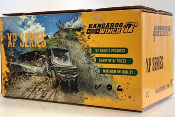 Wyciągarka samochodowa Kangaroowinch K12000 12V syntetyk uciąg 5443 kg