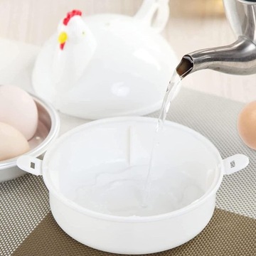 Микроволновая печь – скороварка в форме курицы – 4 яйца,