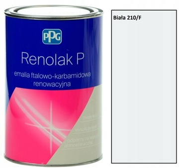 PPG RENOLAK BIAŁA F210 FARBA RENOWACYJNA 1L