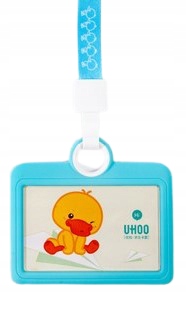 Etui Holder na kartę Smycz UHOO 6119 Duckbill poz Blue