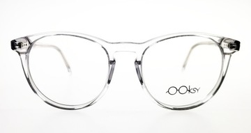 Oprawki Ooksy Gafas Clear White Transparentne