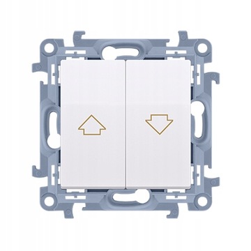 SIMON 10 ŁĄCZNIK ŻALUZJOWY PODWÓJNY CZW1/11 BIAŁY