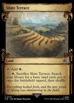 MTG LTR #712 Shire Terrace Silver Foil