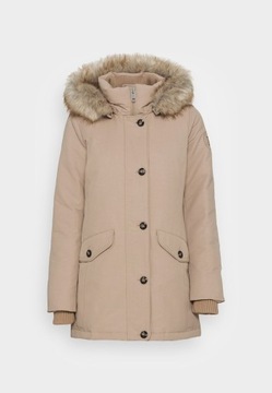 Kurtka parka z czarnym futrem Tommy Hilfiger S