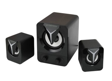 GŁOŚNIKI KOMPUTEROWE 2.1 DO LAPTOPA KOMPUTERA PC USB LED ZESTAW GŁOŚNIKÓW