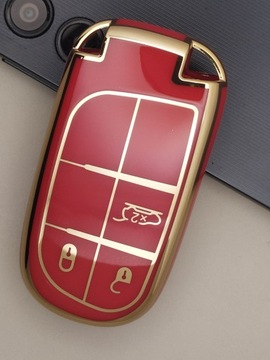 ETUI POUZDRO NA KLÍČEK CHRYSLER FIAT JEEP GOLD