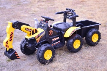 ТРАКТОР, ЭКСКАВАТОР, ПИТАНИЕ ОТ АККУМУЛЯТОРА, 90 Вт, ДИСТАНЦИОННЫЙ ПРИЦЕП