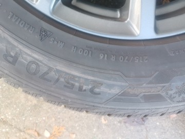 ALU RÁFKY Z PNEUMATIKA TUCSON SPORTAGE IX35 5X114,3 215/70/16 7,5MM BARUM