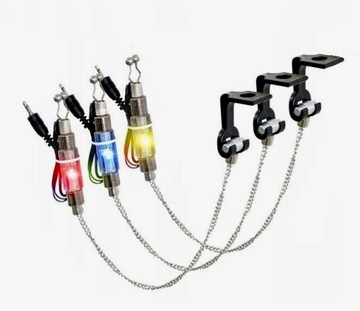 ZESTAW SYGNALIZATOR WODOODPORNY LINIA 8LED + HANGERY+ CENTRALKA+ ETUI 3+3+1