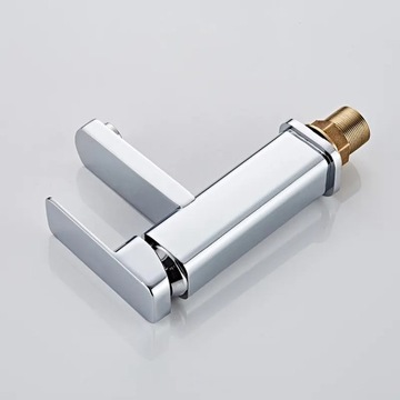 СТАНДАРТНЫЙ Смеситель для умывальника, ХРОМ CUBIC, НАСТОЛЬНЫЙ Смеситель для умывальника, ВАННАЯ КОМНАТА