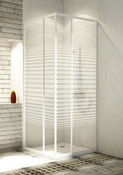 Kabina kwadratowa Variabel 80 cm Aquaform biały