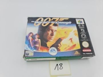 NINTENDO 64 007 МИРУ НЕДОСТАТОЧНО КОРОБКА