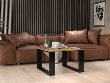 ЖУРНАЛЬНЫЙ СТОЛИК LOFT MODERN ДУБ ARTISAN / ЧЕРНЫЙ
