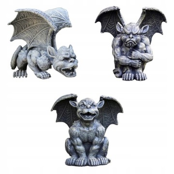 Posąg gargulca Wystrój ogrodu na zewnątrz Gargoyle